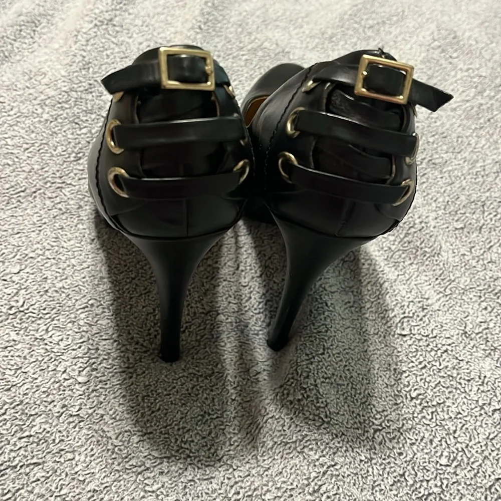 BCBGeneration Black Platform Heels